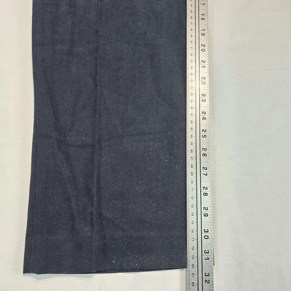 Banana Republic Mens Dress Chino Pants Navy Blue 100% Cotton 34x32 324733